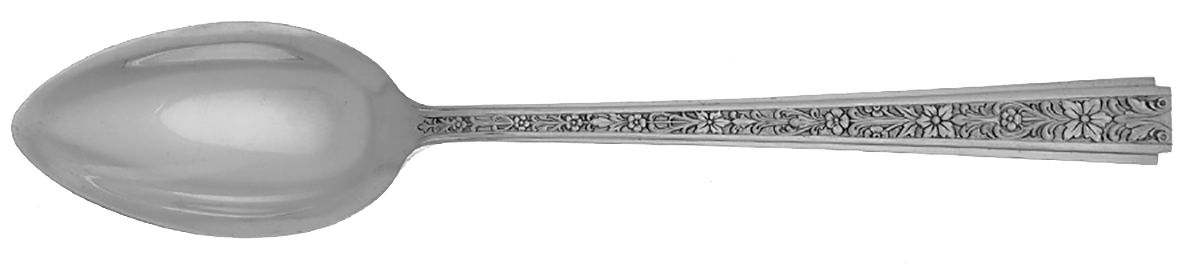 Chased Classic (Sterling, 1936) Fruit/Orange Spoon by Lunt Silver-1