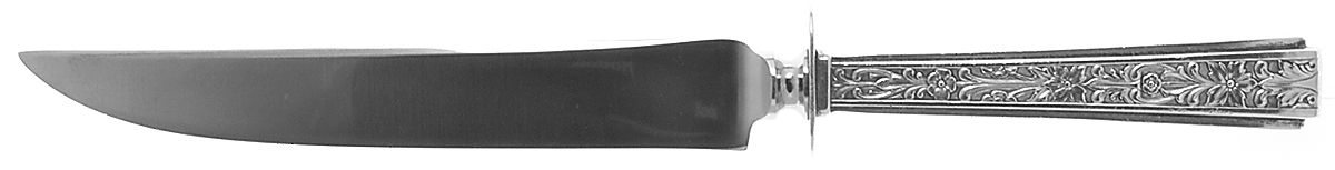 Chased Classic (Sterling, 1936) Small Steak Carving Knife with Stainless Blade by Lunt Silver-1