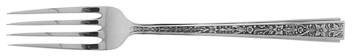 Chased Classic (Sterling, 1936) Fork by Lunt Silver-1