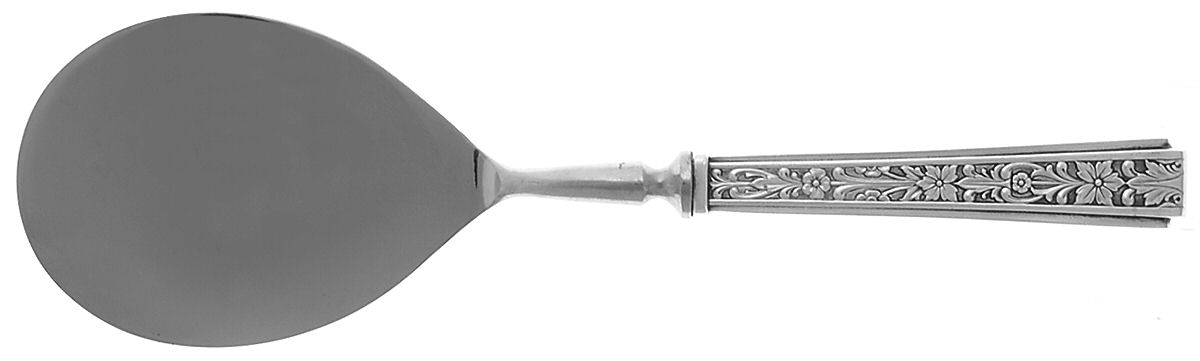 Chased Classic (Sterling, 1936) Hollow Handle Flat Server W/Stainless Blade by Lunt Silver-1