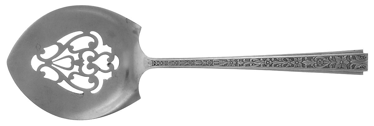 Chased Classic (Sterling, 1936) Small Tomato Server,  Solid Piece by Lunt Silver-1