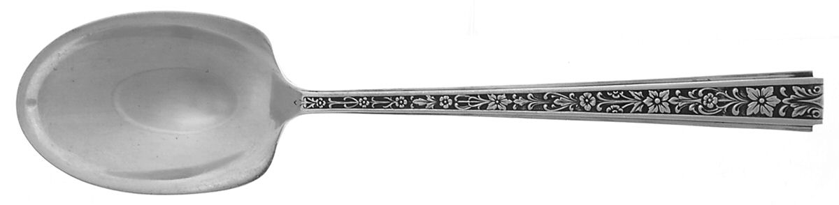 Chased Classic (Sterling, 1936) Sugar Spoon by Lunt Silver-1