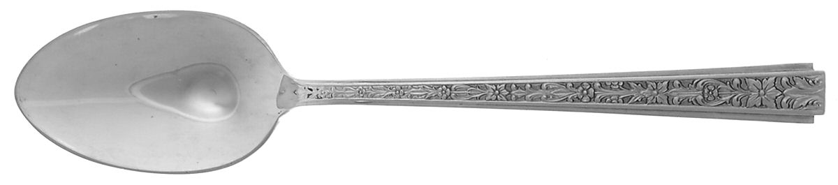Chased Classic (Sterling, 1936) Dessert/Oval Soup Spoon by Lunt Silver-1