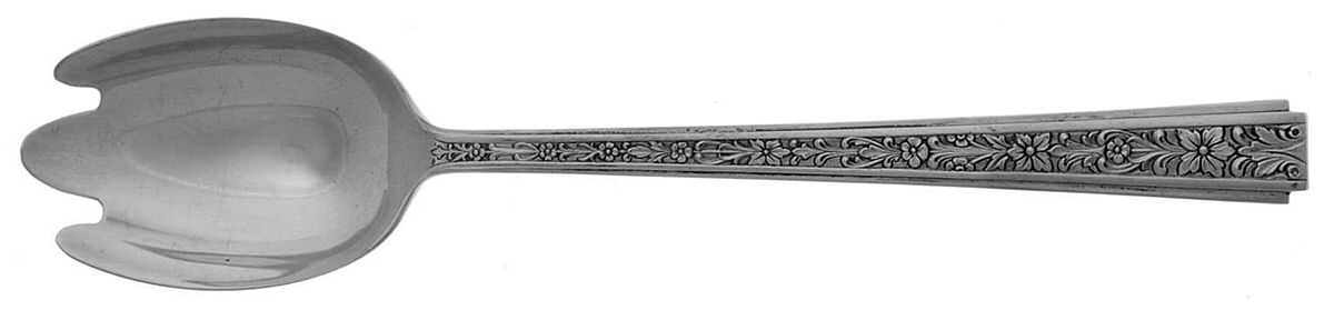Chased Classic (Sterling, 1936) Ice Cream Fork by Lunt Silver-1