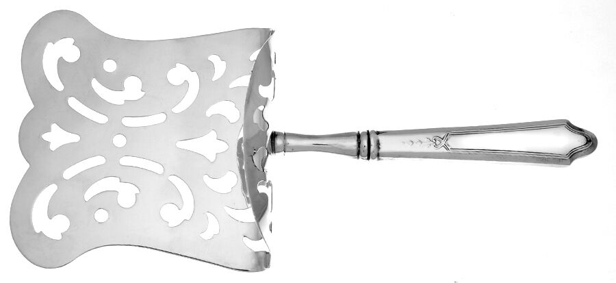 Chateau-Chateau Thierry(Sterling, 1919) Asparagus Server with Sterling Hood HC by Lunt Silver-1