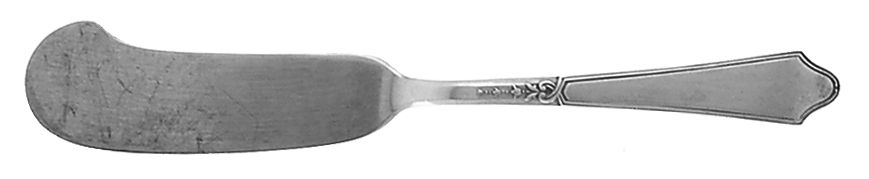 Chateau-Chateau Thierry(Sterling, 1919) Flat Handle Master Butter Knife by Lunt Silver-1