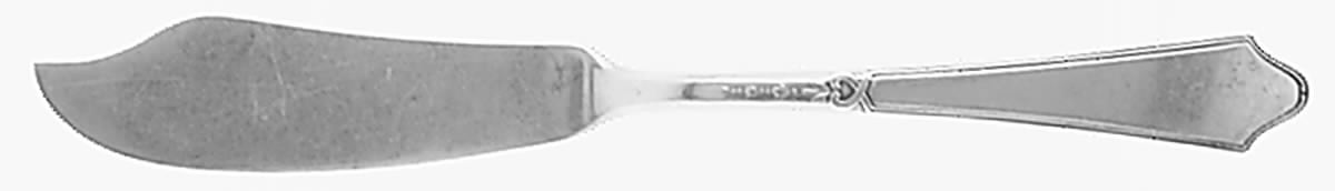 Chateau-Chateau Thierry(Sterling, 1919) Flat Handle Master Butter Knife by Lunt Silver-1