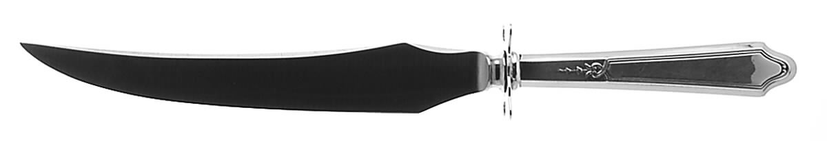 Chateau-Chateau Thierry(Sterling, 1919) Large Stainless Blade Roast Carving Knife by Lunt Silver-1
