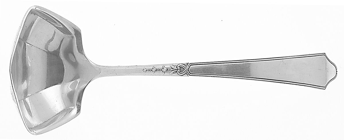 Chateau-Chateau Thierry(Sterling, 1919) Solid Gravy Ladle by Lunt Silver-1