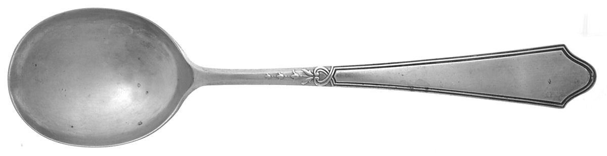 Chateau-Chateau Thierry(Sterling, 1919) Round Bowl Soup Spoon (Gumbo) by Lunt Silver-1