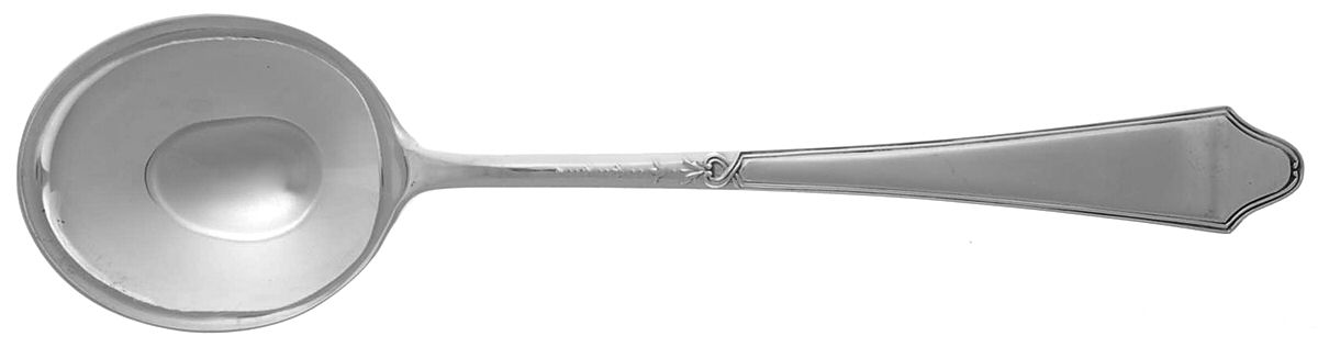 Chateau-Chateau Thierry(Sterling, 1919) Round Bowl Soup Spoon (Cream Soup) by Lunt Silver-1