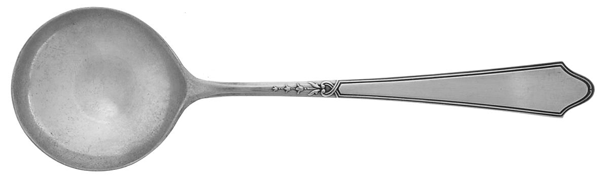 Chateau-Chateau Thierry(Sterling, 1919) Round Bowl Soup Spoon (Bouillon) by Lunt Silver-1