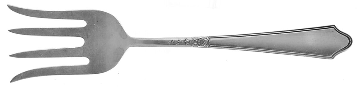 Chateau-Chateau Thierry(Sterling, 1919) Small Chipped Beef Fork by Lunt Silver-1