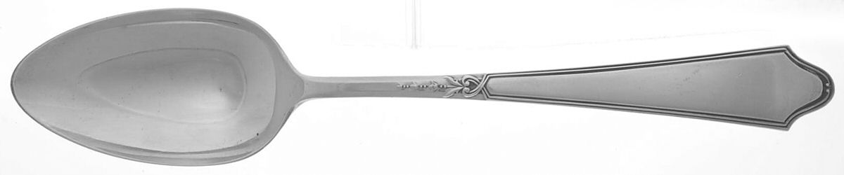 Chateau-Chateau Thierry(Sterling, 1919) Tablespoon (Serving Spoon) by Lunt Silver-1