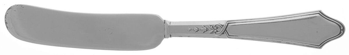 Chateau-Chateau Thierry(Sterling, 1919) Flat Handle Butter Spreader by Lunt Silver-1