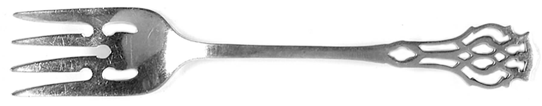Chippendale (Sterling, 1910) Large Ramekin Fork by Lunt Silver-1