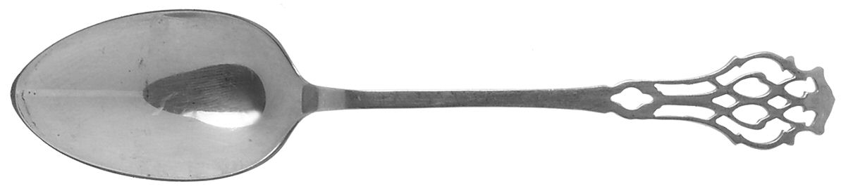 Chippendale (Sterling, 1910) Five O'Clock Teaspoon by Lunt Silver-1