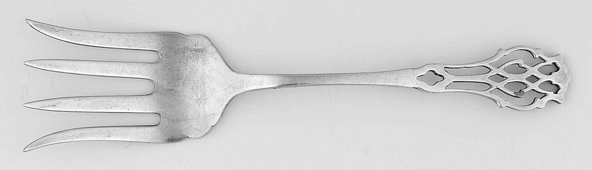 Chippendale (Sterling, 1910) Small Chipped Beef Fork by Lunt Silver-1