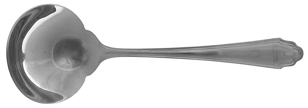 Clarendon (Stainless, 1981) Solid Gravy Ladle by Lunt Silver-1