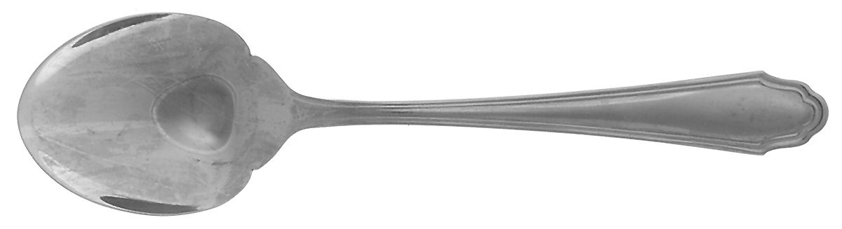Clarendon (Stainless, 1981) Sugar Spoon by Lunt Silver-1