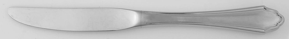 Clarendon (Stainless, 1981) Modern Hollow Butter Spreader (Stainless) by Lunt Silver-1