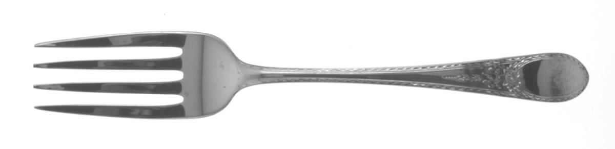 Colonial Engraved (Silverplate, 1982) Individual Salad Fork by Lunt Silver-1