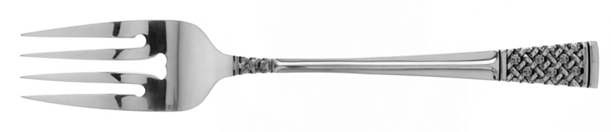 Columbine (Sterling, 1973) Individual Salad Fork by Lunt Silver-1
