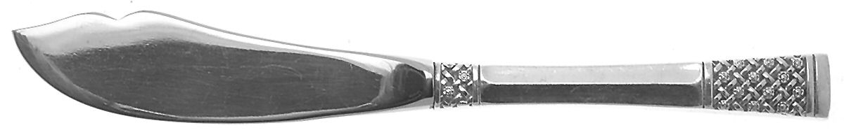 Columbine (Sterling, 1973) Hollow Handle Master Butter Knife by Lunt Silver-1