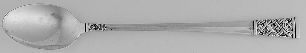 Columbine (Sterling, 1973) Iced Tea Spoon by Lunt Silver-1