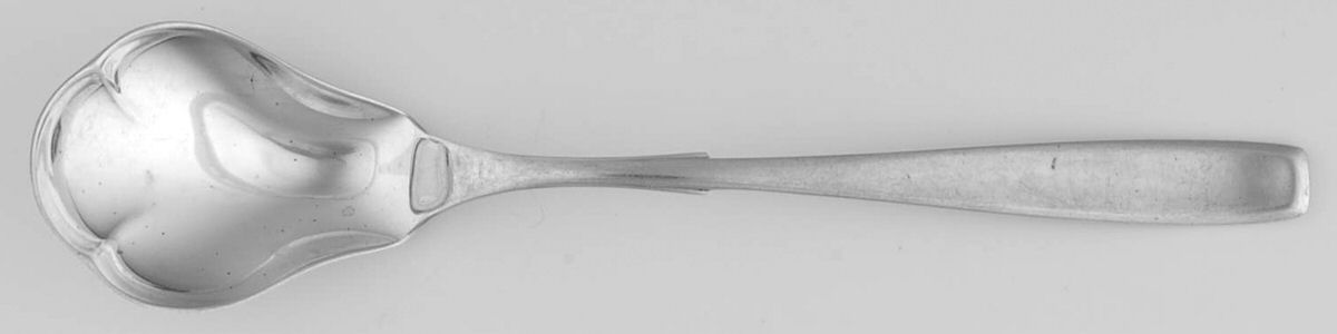 Columbia (Sterling, 1982) Sugar Shell Spoon by Lunt Silver-1