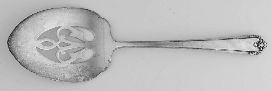 Colonial Manor (Sterling, 1940) Tomato Server, Solid Piece by Lunt Silver-1