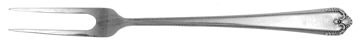 Colonial Manor (Sterling, 1940) Short Handle Pickle/Olive Fork by Lunt Silver-1