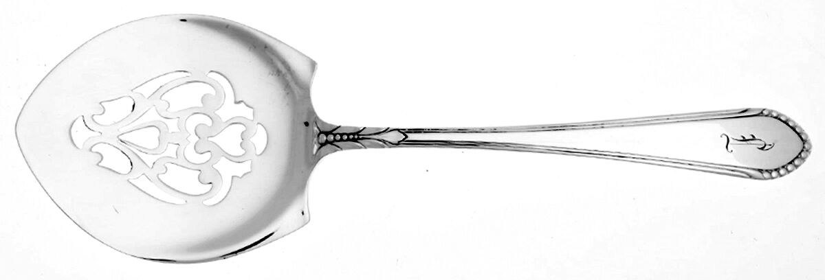 Coronet (Sterling, 1932) Small Tomato Server,  Solid Piece by Lunt Silver-1