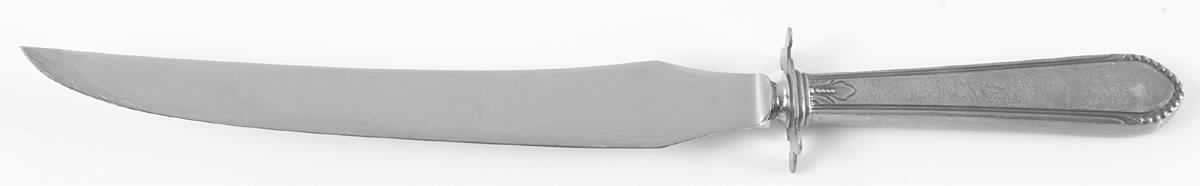Coronet (Sterling, 1932) Large Stainless Blade Roast Carving Knife by Lunt Silver-1