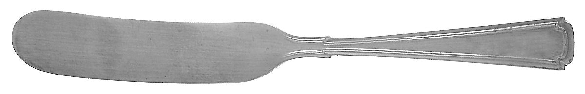 Cortland (Sterling, 1921) Flat Handle Butter Spreader by Lunt Silver-1