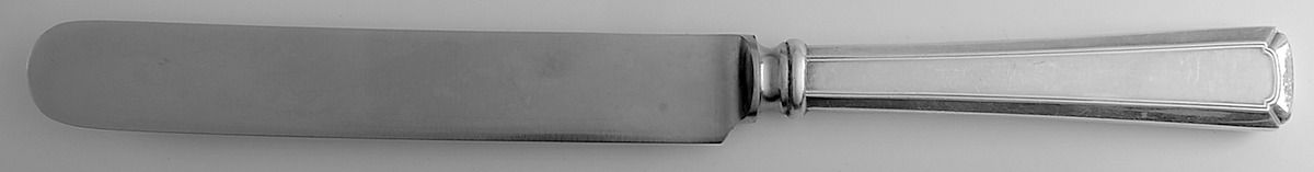 Cortland (Sterling, 1921) Blunt Hollow Knife with Bolster by Lunt Silver-1