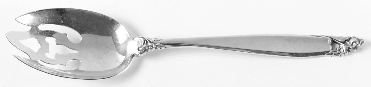 Counterpoint (Sterling, 1969) Pierced Tablespoon (Serving Spoon) by Lunt Silver-1
