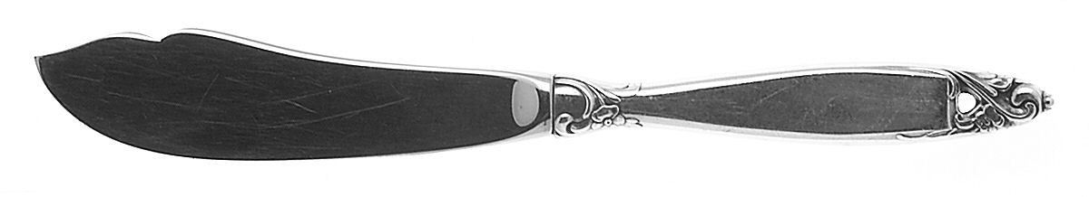Counterpoint (Sterling, 1969) Hollow Handle Master Butter Knife by Lunt Silver-1