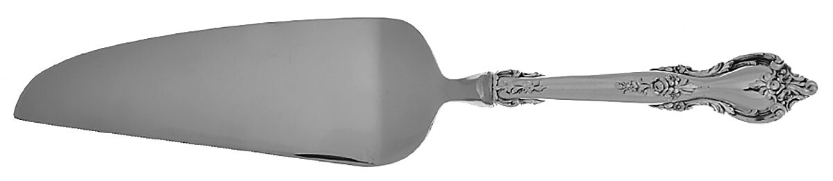 Delacourt (Sterling, 1966) Pie and Cake Server with Stainless Blade HC by Lunt Silver-1
