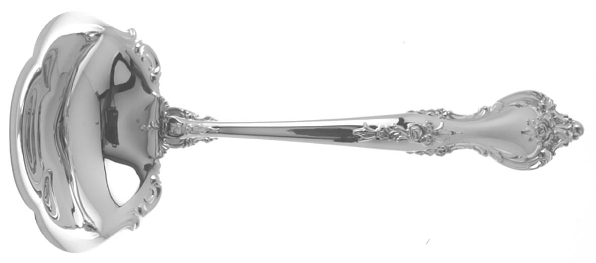 Delacourt (Sterling, 1966) Solid Gravy Ladle by Lunt Silver-1