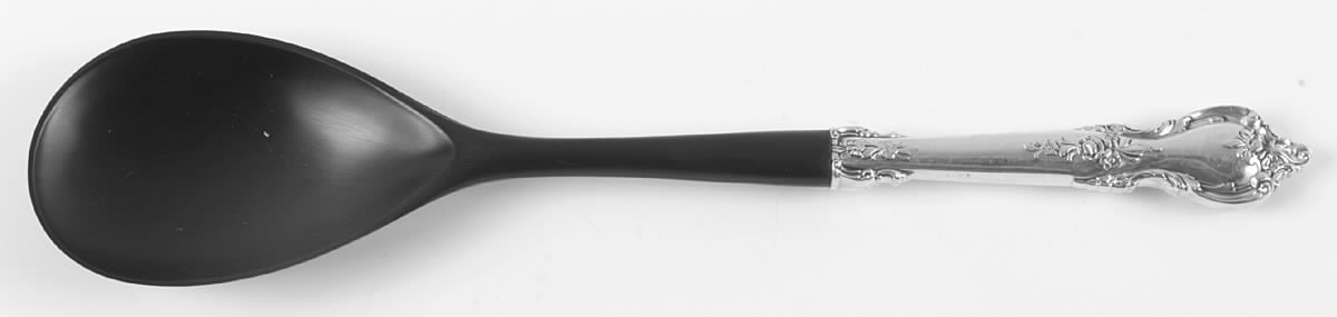 Delacourt (Sterling, 1966) Salad Serving Spoon with Plastic Bowl by Lunt Silver-1