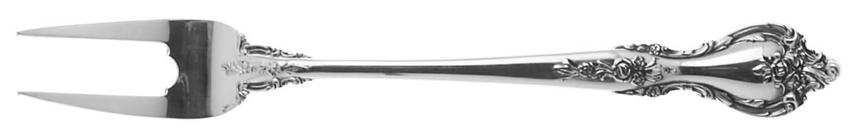 Delacourt (Sterling, 1966) Short Handle Pickle/Olive Fork by Lunt Silver-1