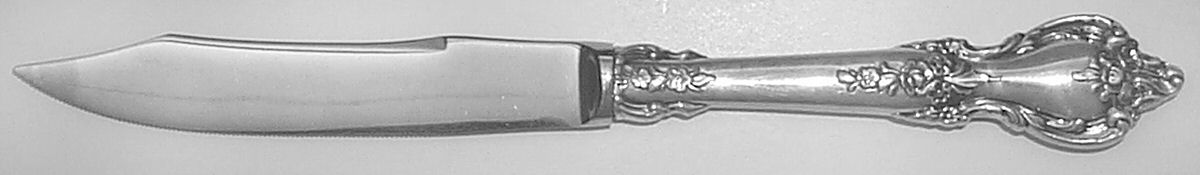 Delacourt (Sterling, 1966) Individual Fruit Knife with Stainless Blade by Lunt Silver-1