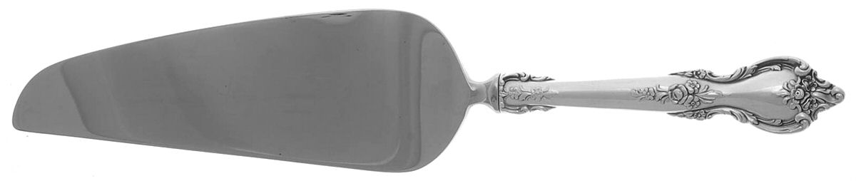 Delacourt (Sterling, 1966) Pie & Cake Server with Stainless Blade by Lunt Silver-1
