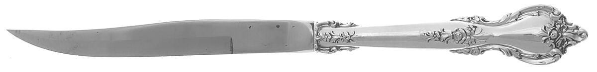 Delacourt (Sterling, 1966) Individual Steak Knife Hollow Handle by Lunt Silver-1
