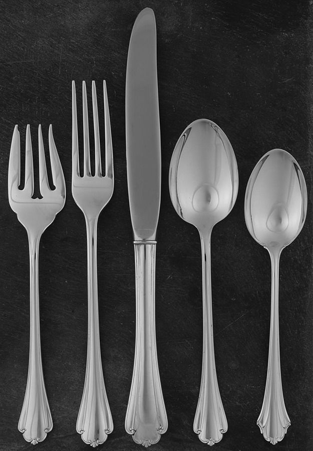Delicacy (Sterling, 1987) 5 Piece Place Setting by Lunt Silver-1