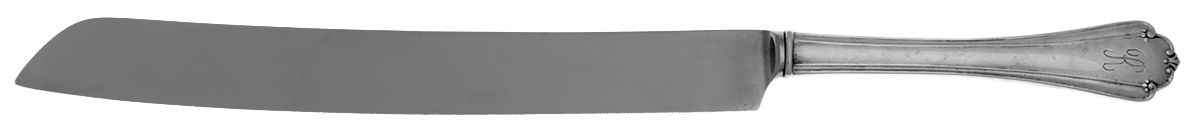 Delicacy (Sterling, 1987) Wedding Cake Knife with Stainless Blade by Lunt Silver-1