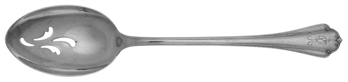 Delicacy (Sterling, 1987) Pierced Tablespoon (Serving Spoon) by Lunt Silver-1