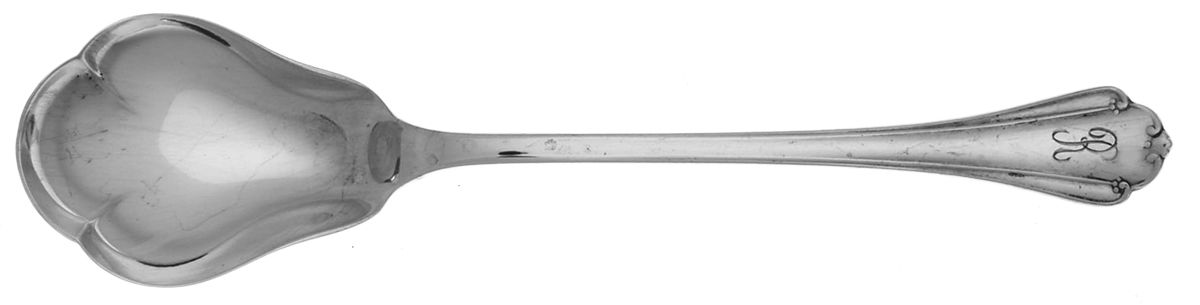 Delicacy (Sterling, 1987) Monogram Sugar Spoon by Lunt Silver-1