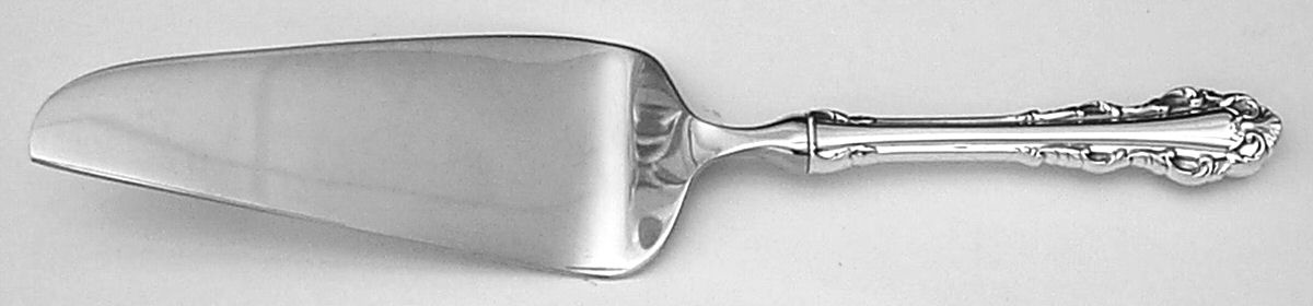 Dresden Scroll (Sterling, 1971) Pie & Cake Server with Stainless Blade by Lunt Silver-1